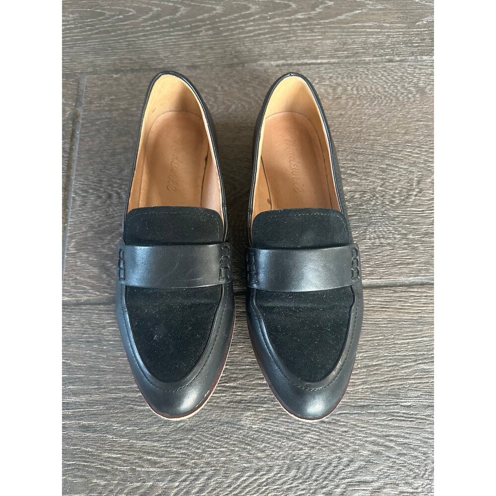 Madewell The Alex Loafer in Leather and Suede Women's Size 6